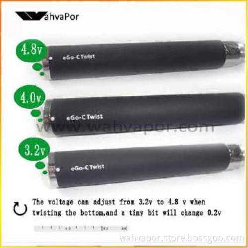 quit smoking e cigarette wholesale ego-c twist battery 1100mah